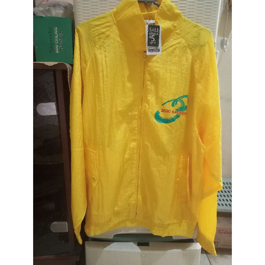 [NETT+admin] PRELOVED JACKET VINTAGE RUNNING SOFT YELLOW