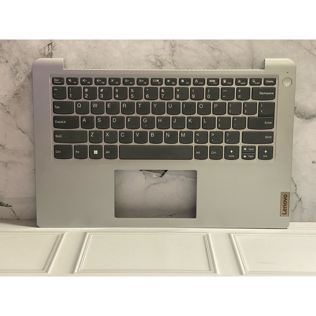 Frame & Keyboard Laptop Lenovo Ideapad 1-14AMN7 1-14IAU7 Normal Original