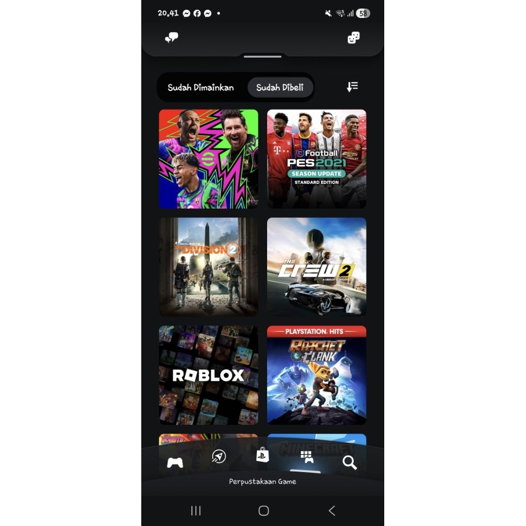 Game PES 2021 Akun Ps 4