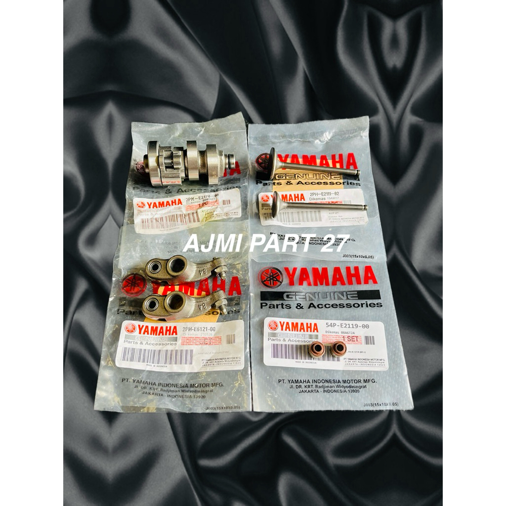 Noken As+Platuk+Klep set+Sil klep 2PH Yamaha Mio m3,Mio Soul gt 125,Mio gt 125,Fino fi 125,Mio Z 125