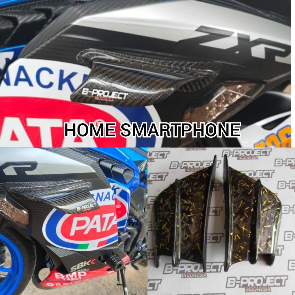 Wingside Winglet Kawasaki zx25R zx25RR Model Ducati Carbon Kevlar