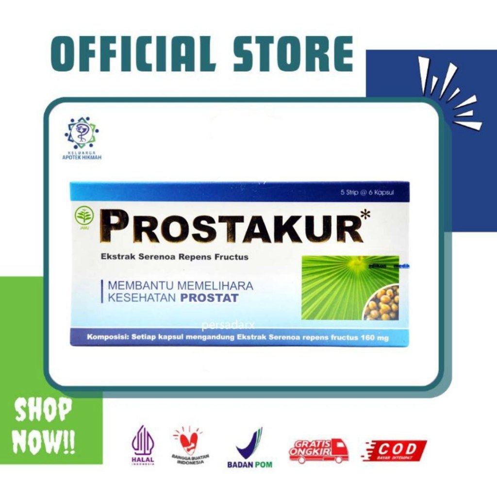 Obat Herbal Prostat Prostakur 30 Kapsul - Membantu Menjaga Kesehatan Prostat
