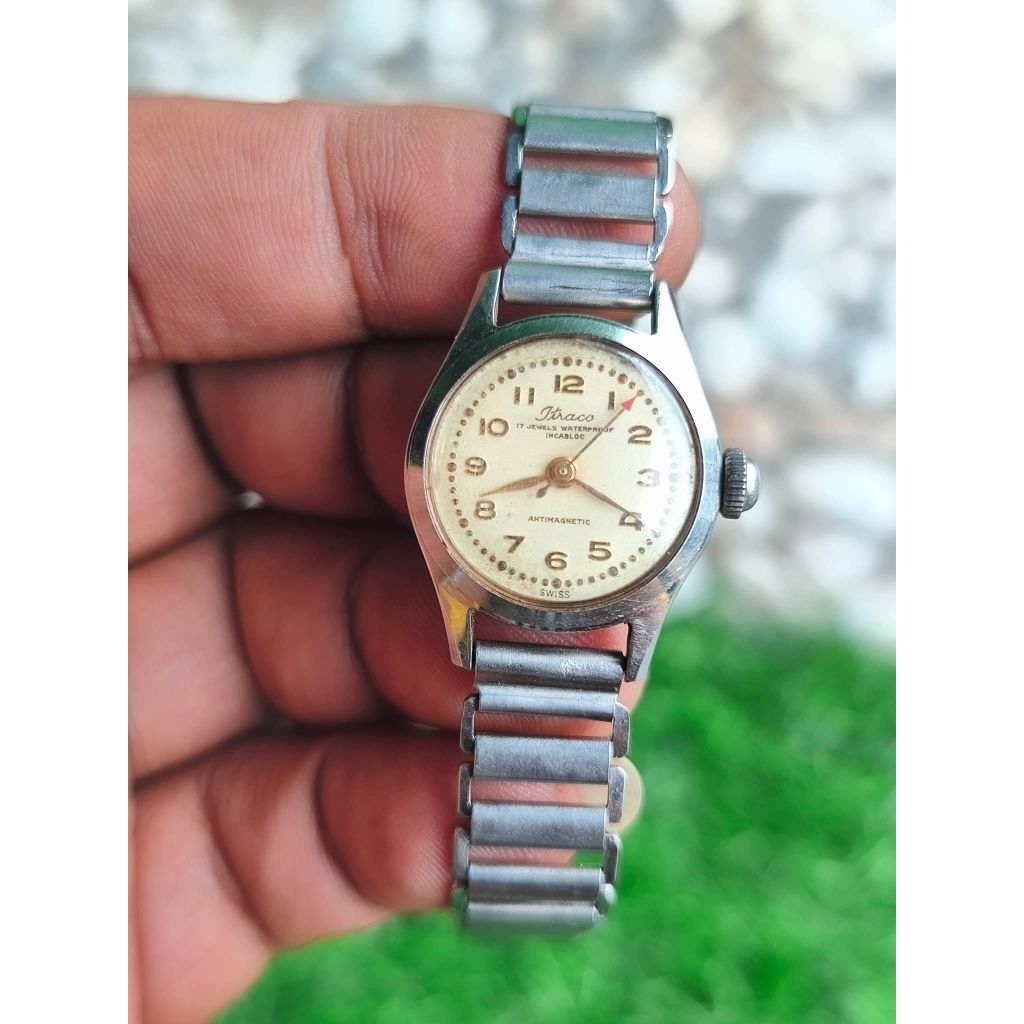 Jam tangan merk itraco incablock(original)Swiss made