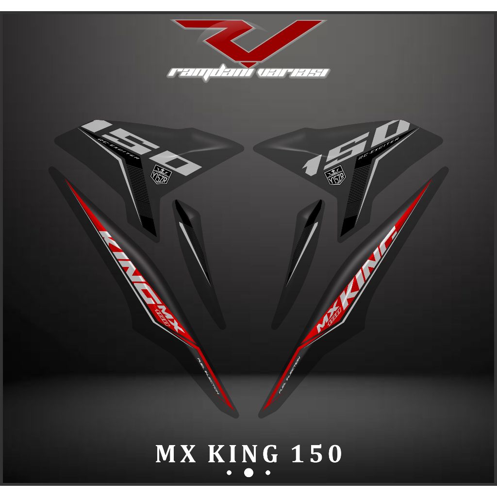 STRIPING TRANSPARAN MX KING 150/STIKER VARIASI MX KING/STRIPING MOTOR MX KING MTF SNIPER KEREN