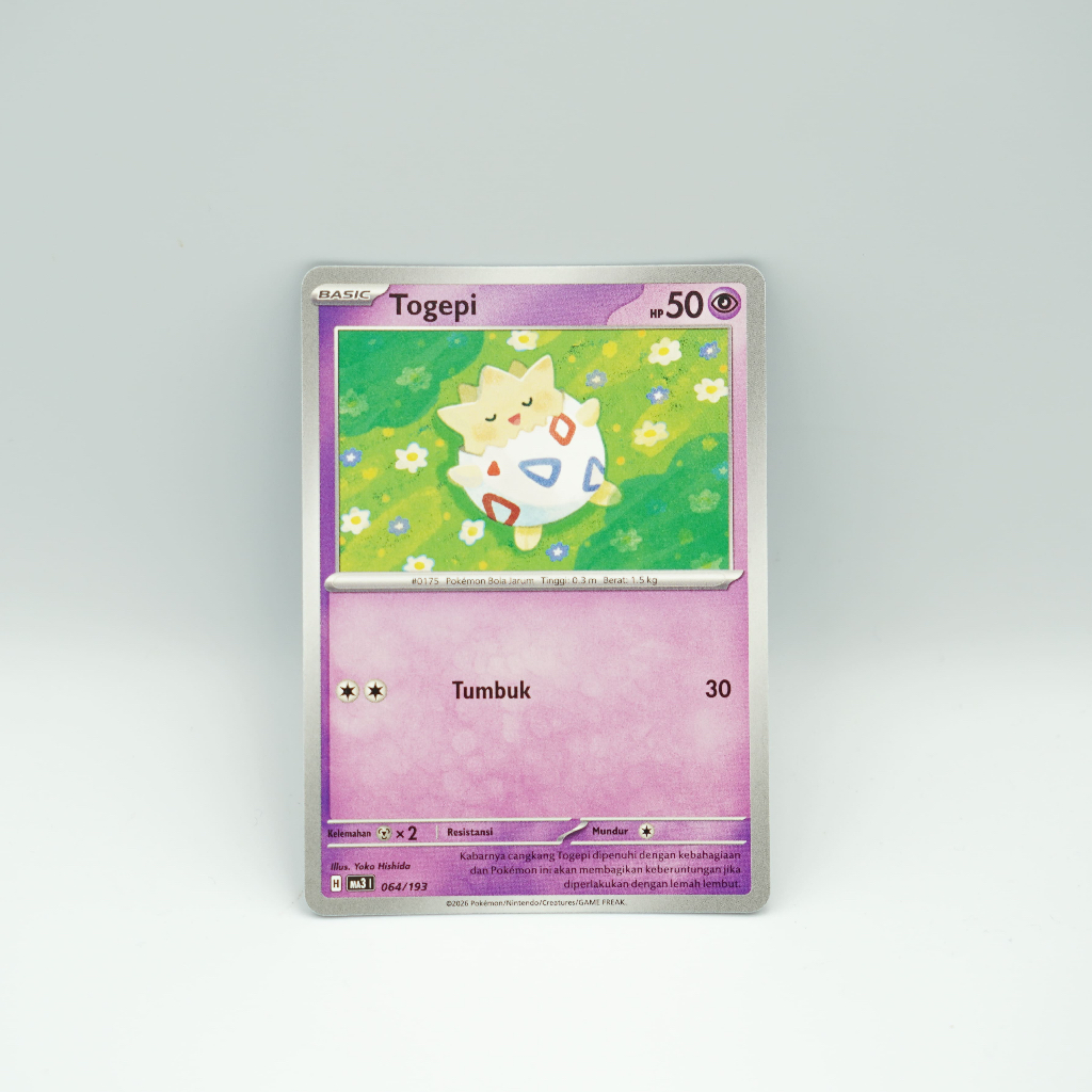 Kartu Pokemon TCG Togepi MA3 064/193 Impian Mega EX