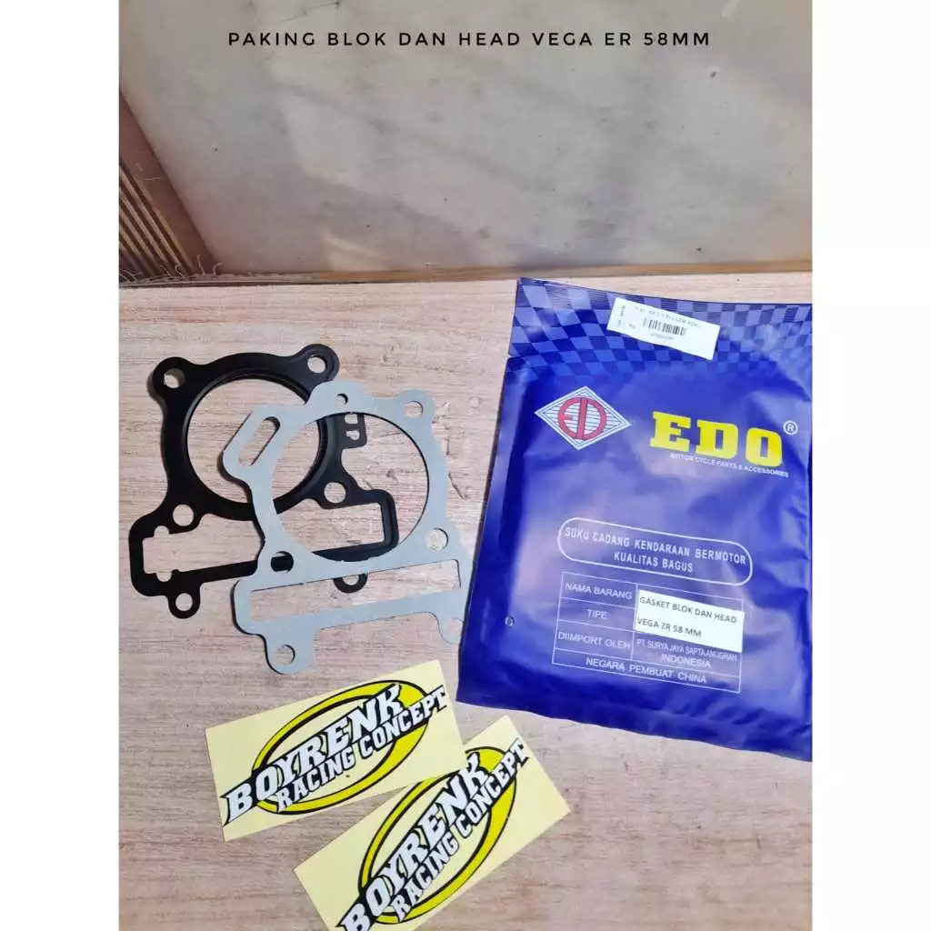 1SET Paking Perpak Blok Kop vega zr 5d9 58mm Edo - BOYRENK RACING CONCEPT