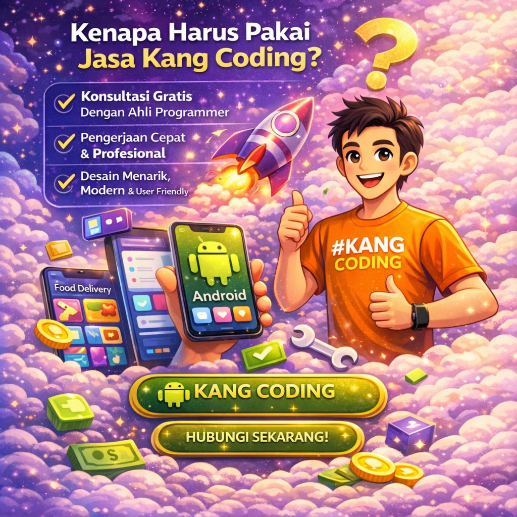 Jasa Buat Aplikasi Android Custom | Profesional & Bergaransi