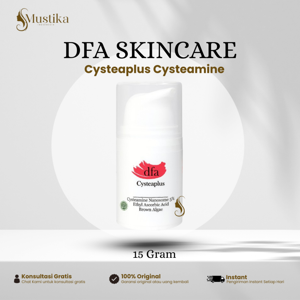 DFA Cysteaplus Serum 15ml  - Mencerahkan Kulit Wajah dan Menyamarkan Flek