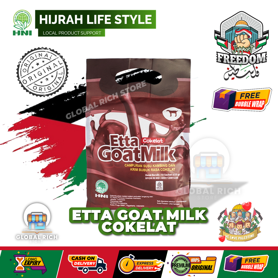 Etta Goat Milk Rasa Coklat HNI || EGM Coklat HNI HPAI #GRS