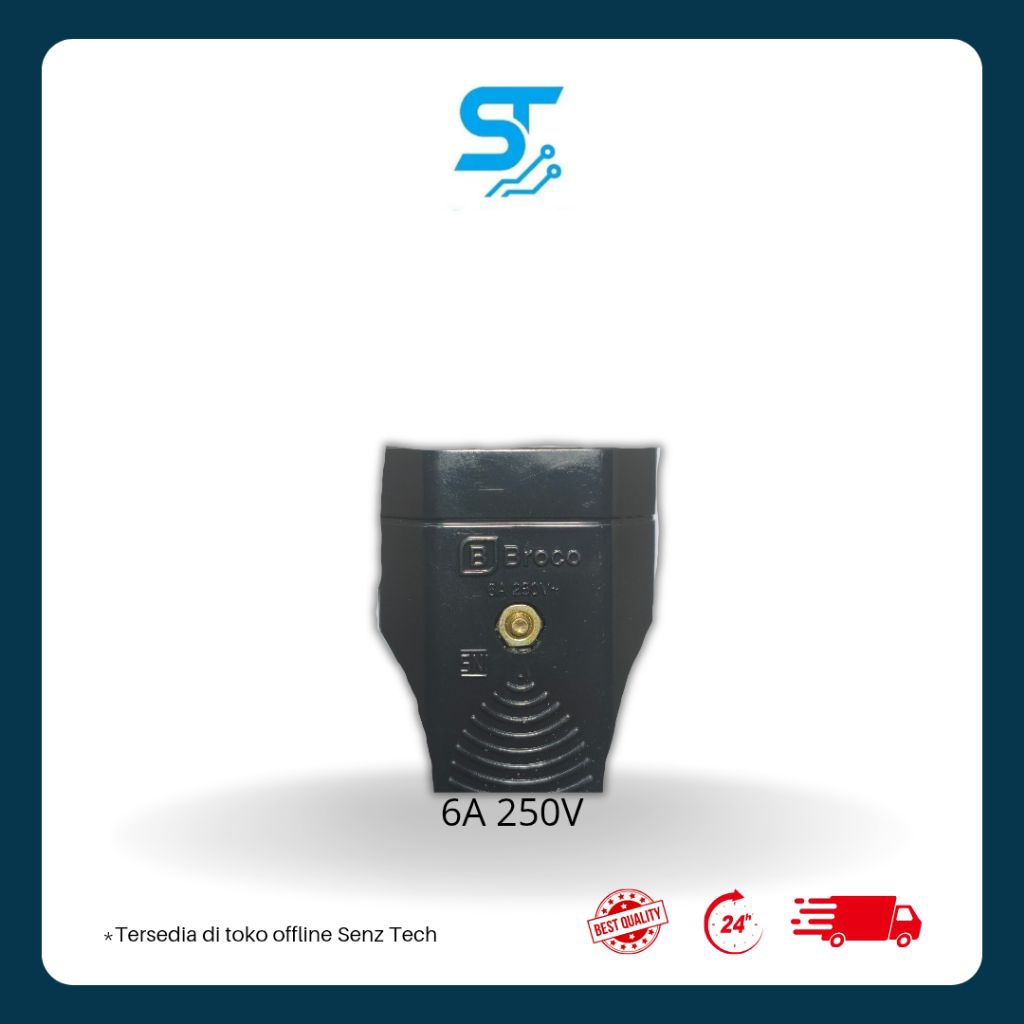 Cover Steker Gepeng BROCO Original – Tutup Colokan Listrik 2 Pin