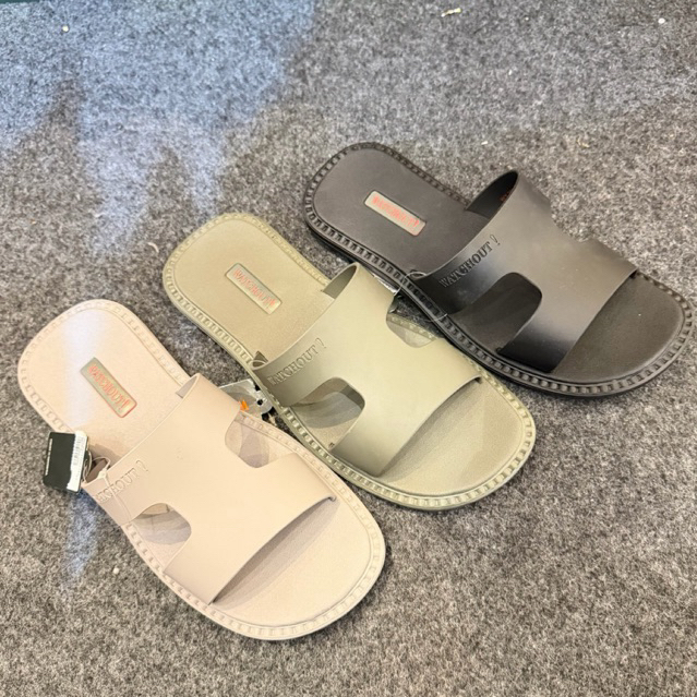 Watchout sandal Slipper Karet Laki-laki  tali belakang size 39-44