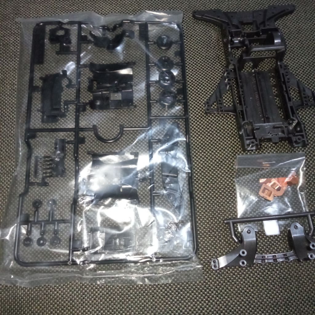 tamiya chassis set fma akar  gearbox dan terminal / chassis fma / akar fma chassis tamiya / akar fma