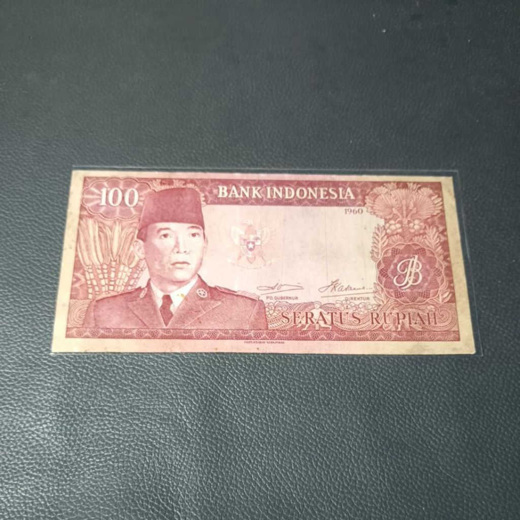 Uang Kuno 100 Rupiah seri sukarno tahun 1960