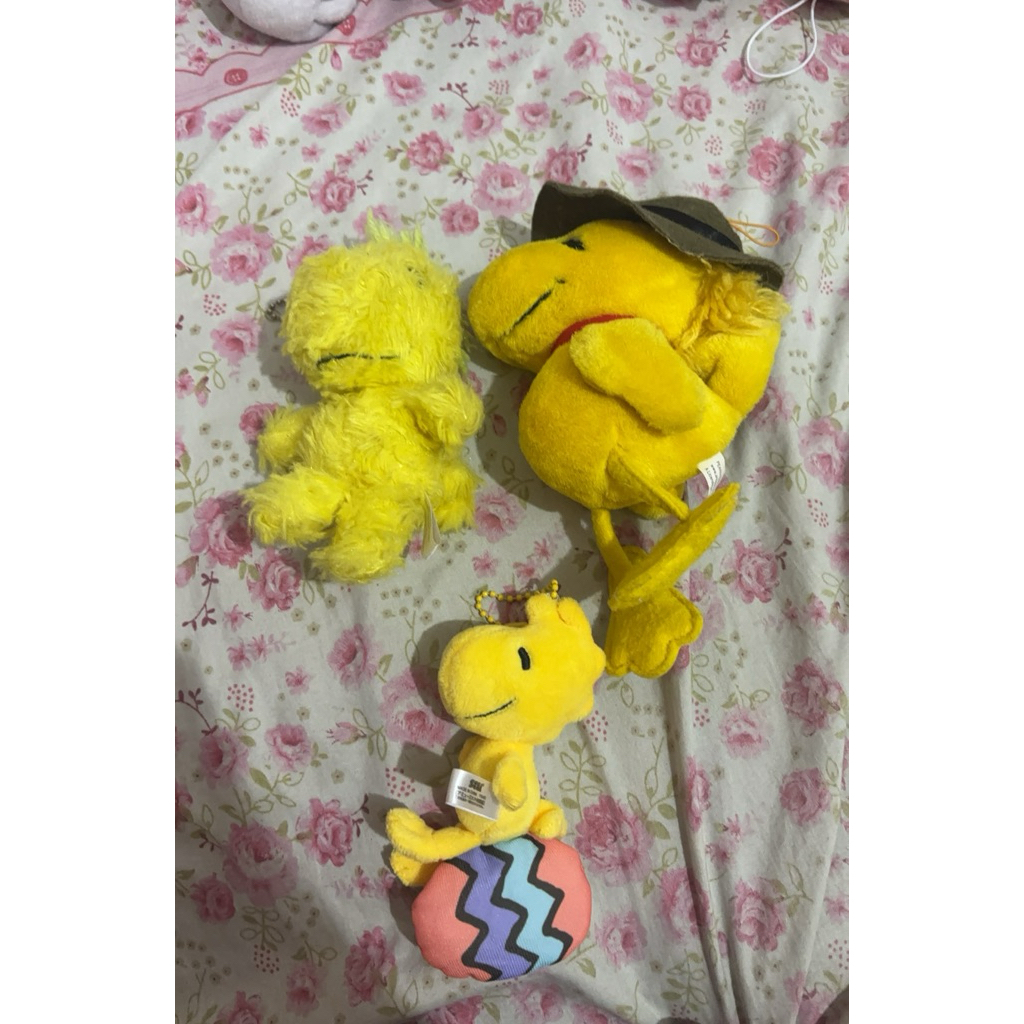 woodstock plush keychain snoopy peanuts