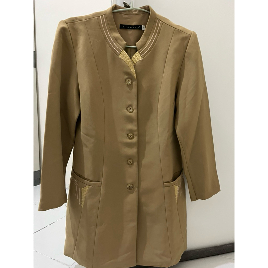 seragam pdh khaki muda