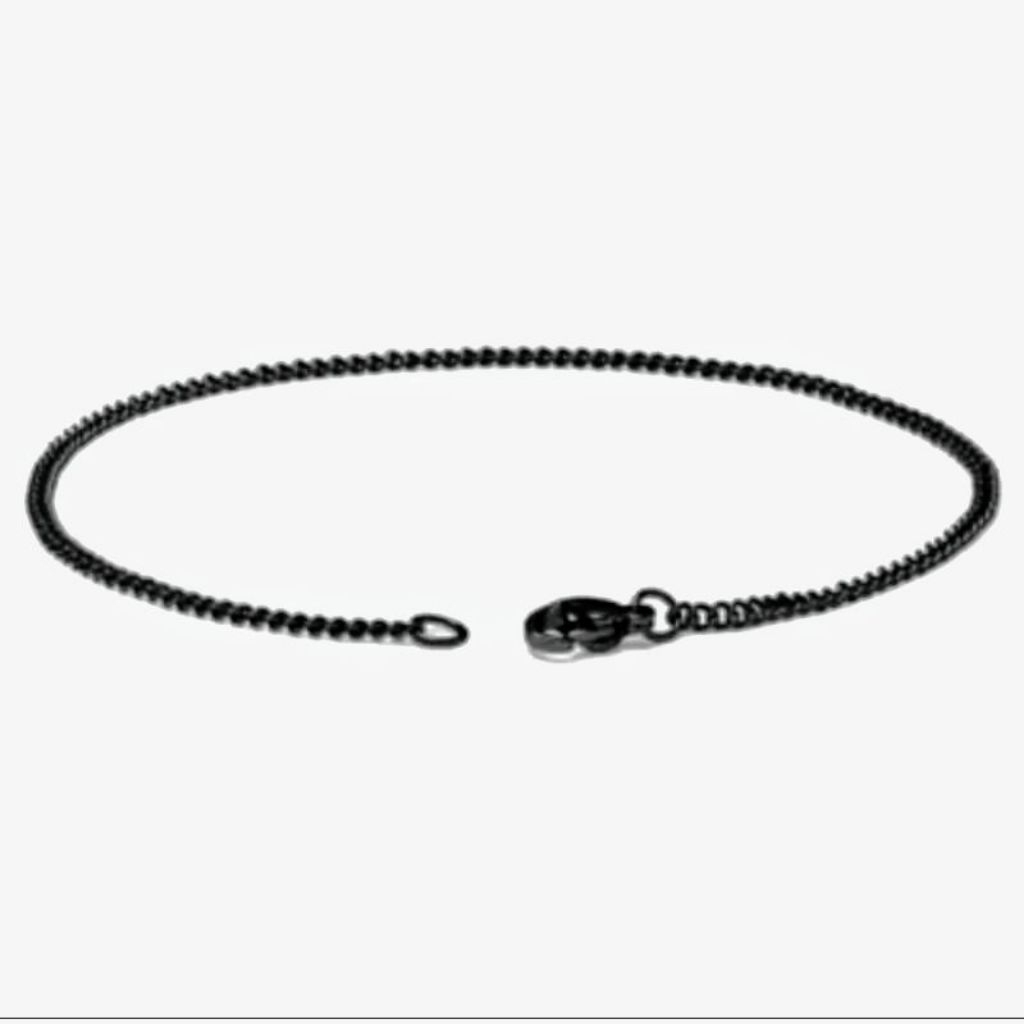 bracelet gelang titanium gelang rantai jalin kecil gelang pria dan wanita