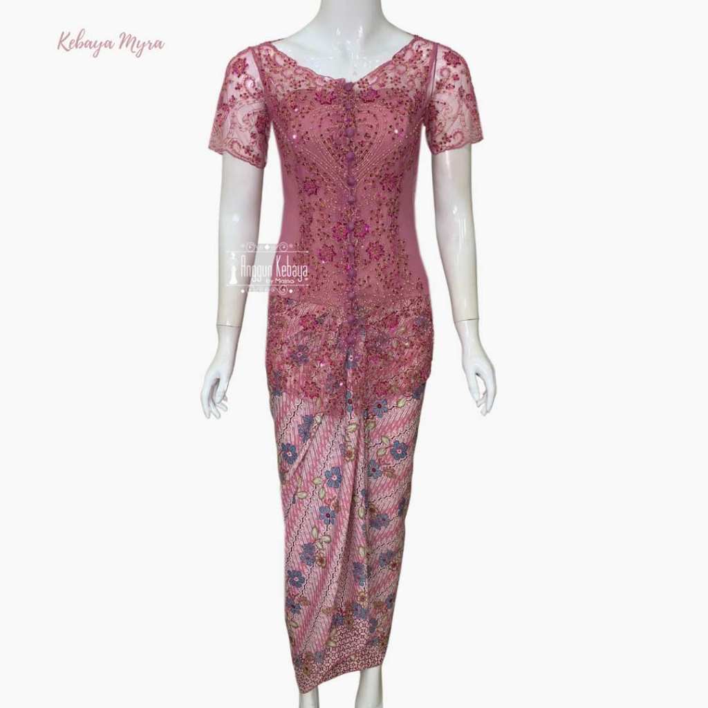 ANGGUN KEBAYA - Kebaya Wisuda | Kebaya Sabrina Pendek | Kebaya Modern | Kebaya Remaja | Kebaya Myra 