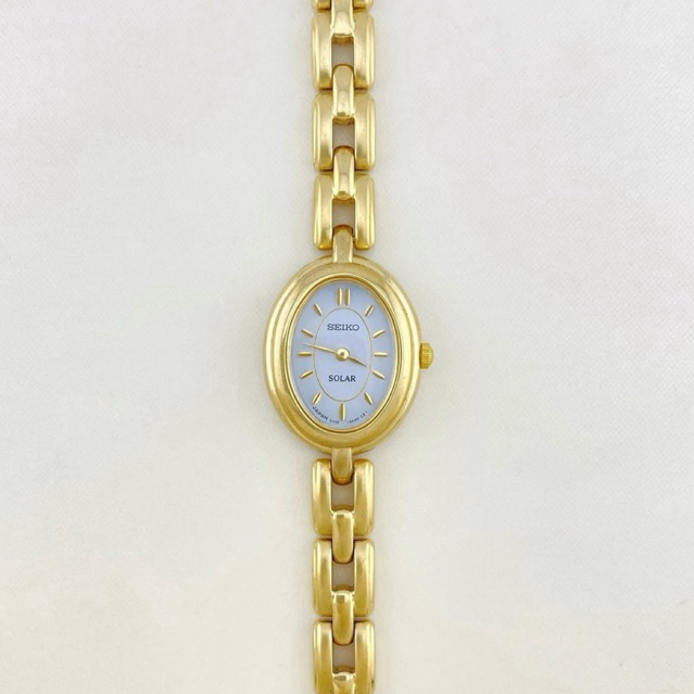 SEIKO Solar Blue Dial Watch