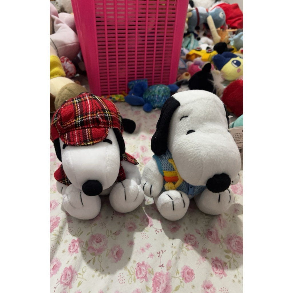 snoopy plush detective & jacket peanuts