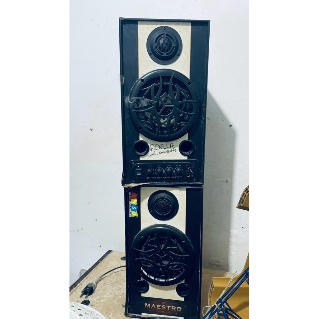 Speaker Aktif Bluetooth Karaoke Akatron BT-7005 dengan Subwoofer Ganda