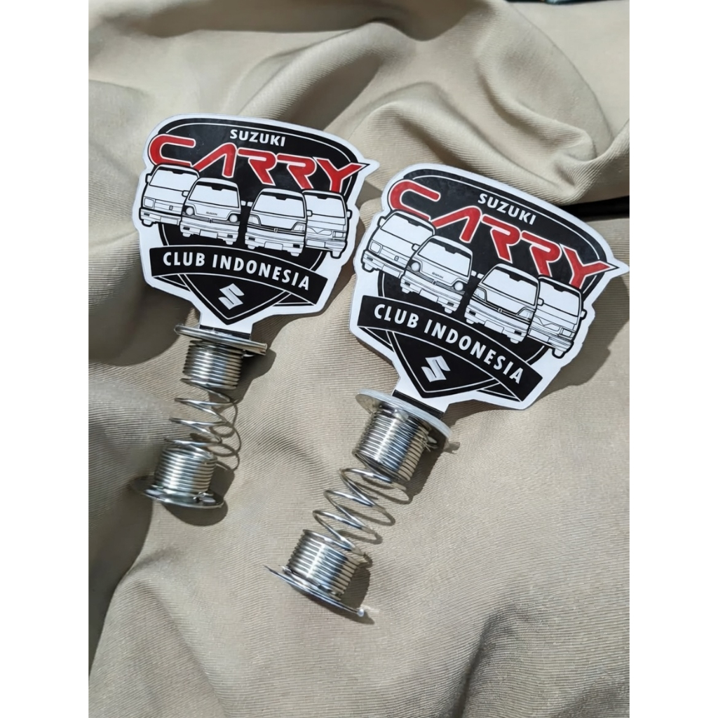 Custom Per Dashboard Mobil Pajangan Meja - Custom Spring Stand Handmade Shrinkpaper Finishing Hard R