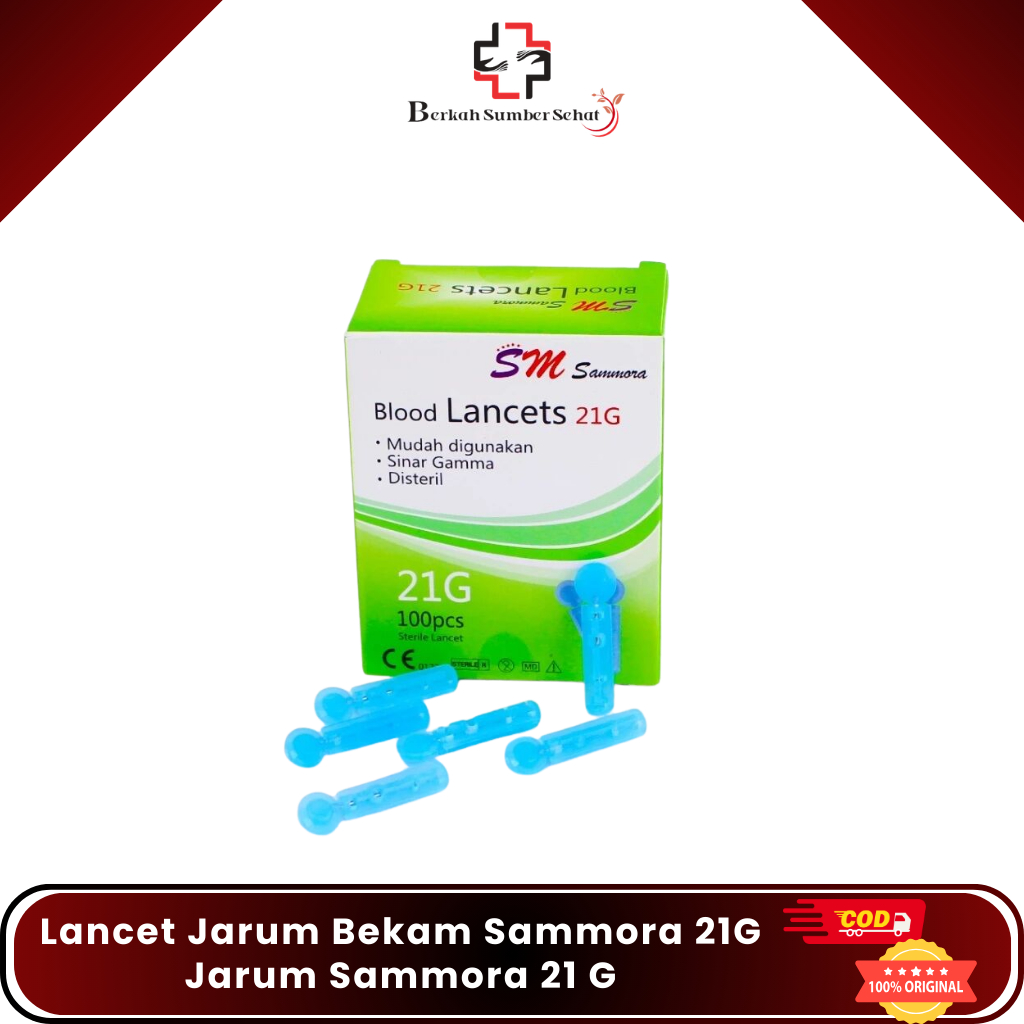 Lancet Jarum Bekam Sammora 21G/ Jarum Sammora 21 G