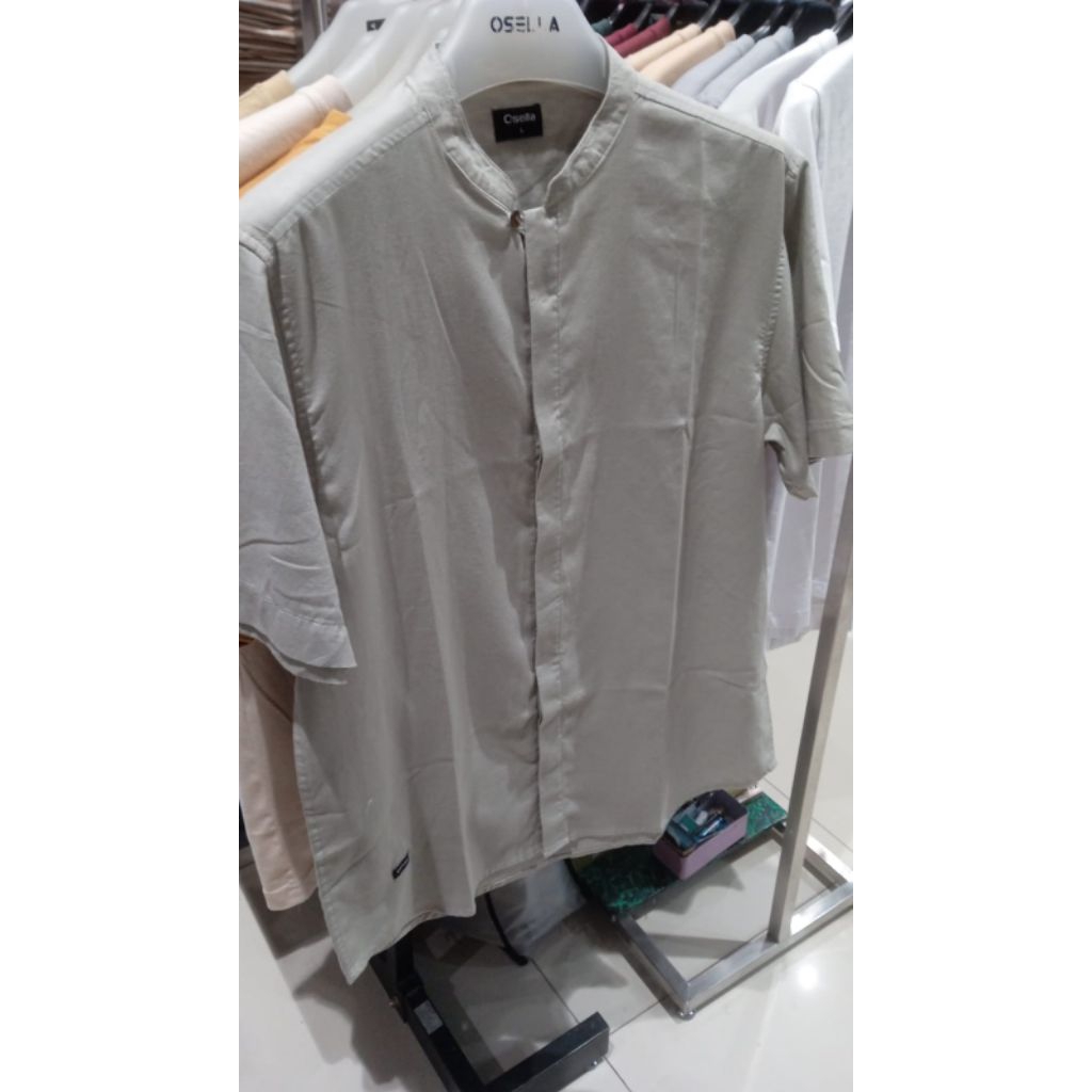 kemeja Koko pendek pria merk osella