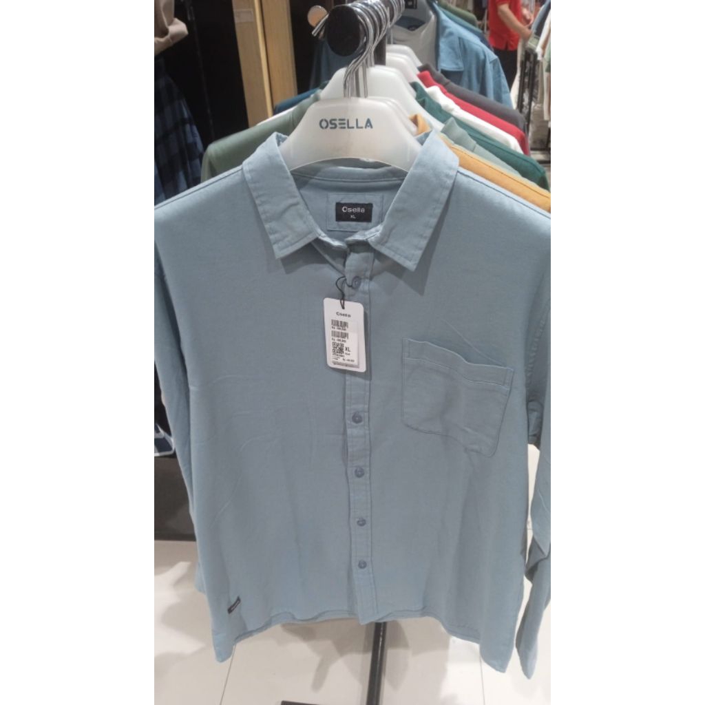 kemeja panjang pria dewasa merk osella