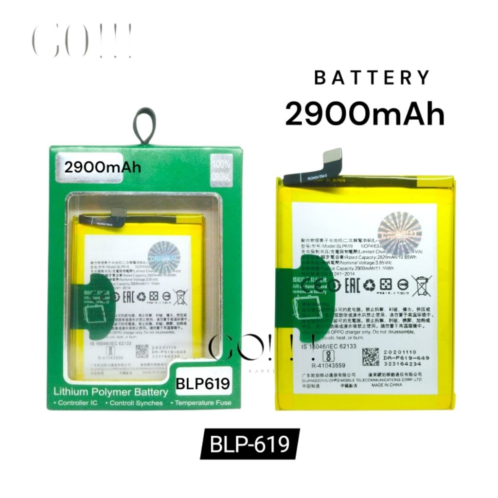 Baterai Batrai Oppo A39 - A57 2016 - Neo 10 Cph1605 - Cph1701/2016 Blp-619 Asli Baru, Kualitas Terba