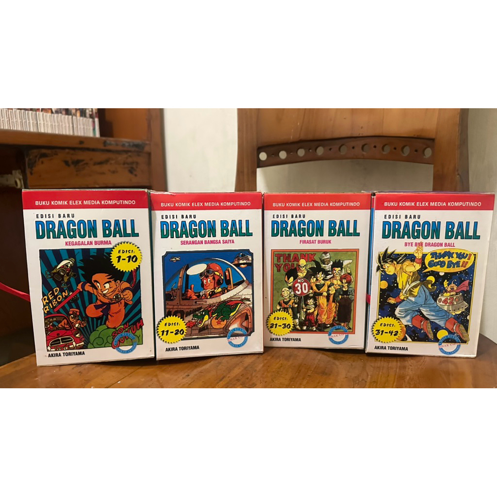 Komik Dragon ball list merah box set 1-42 segel kolpri
