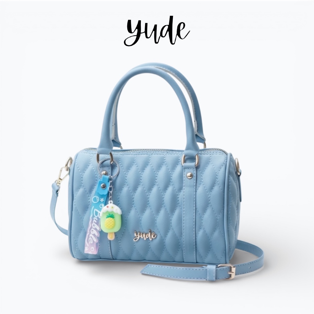 Yude - Tas Selempang Wanita Spidi Bordir Oval Tas Sling Bag