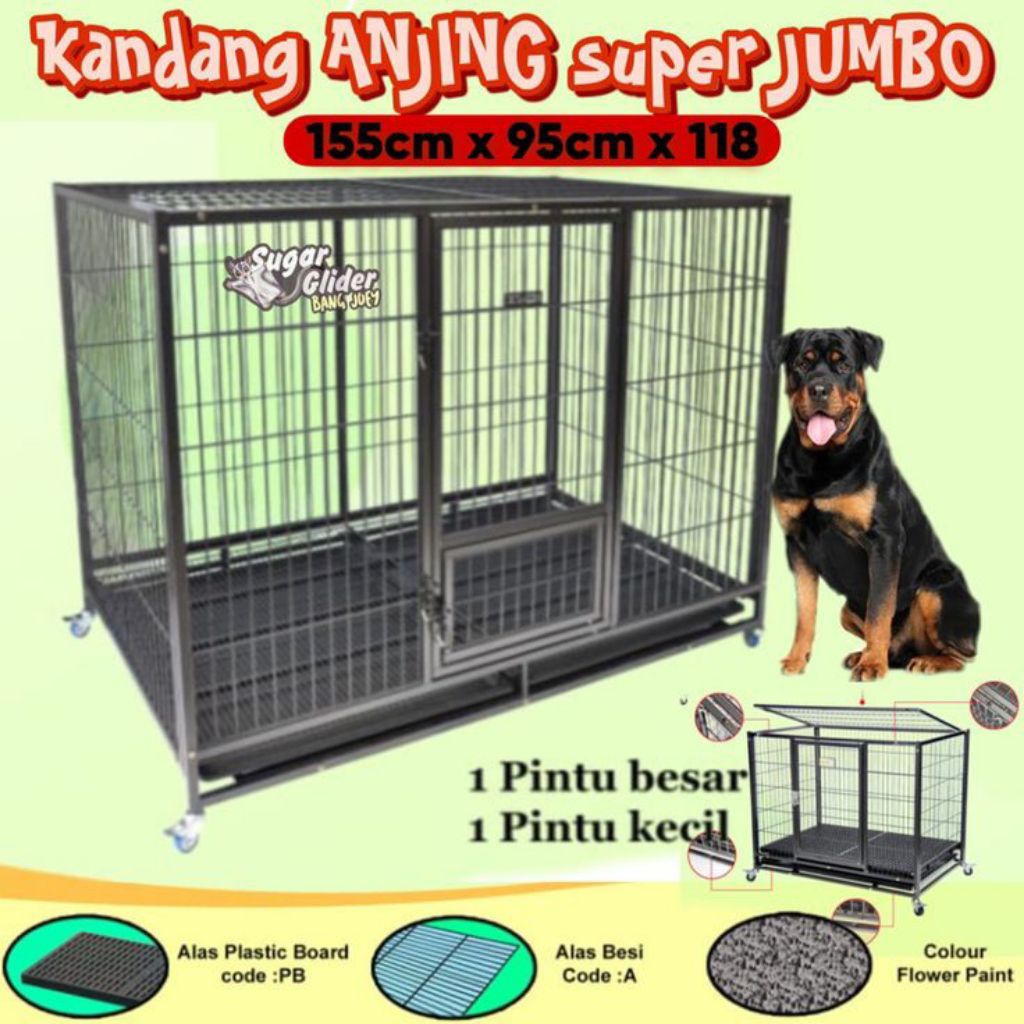KANDANG KUCING || KANDANG ANJING || KANDANG ANJING BESI || KANDANG ANJING JUMBO