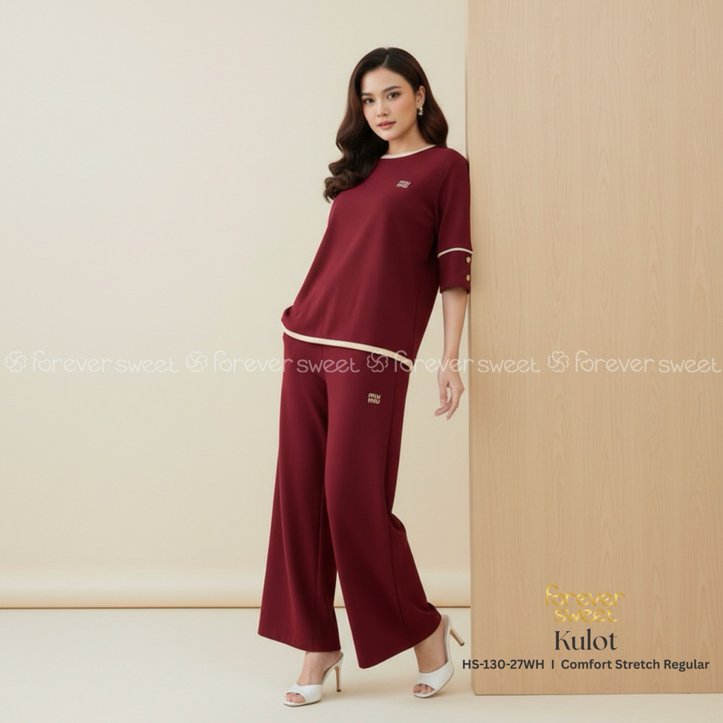 FOREVER SWEET Knit Oneset Regular | Baju Tidur Forever Sweet