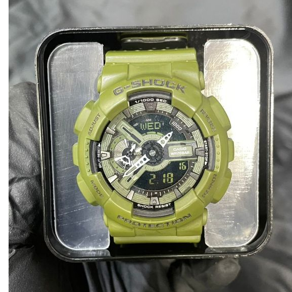 Jam Tangan G-Shock 5146 GA-110LP Green Army PRELOVED Good Cond 100% ORIGINAL