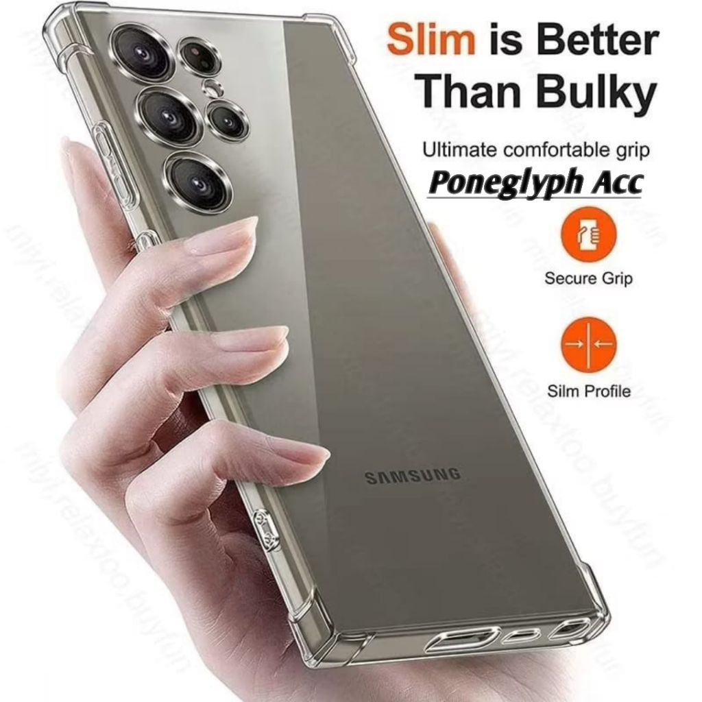 Soft Case Anti Crack Samsung S25 S25 FE S25 Ultra S25 Plus S24 S24 FE S24 Ultra S24 Plus S23 S23 FE 