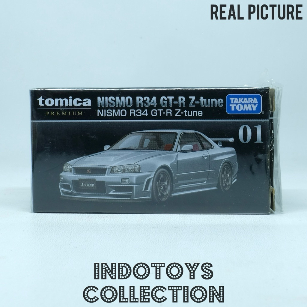 Tomica Premium 01 ~ Nissan R34 GTR Z-Tune Diecast