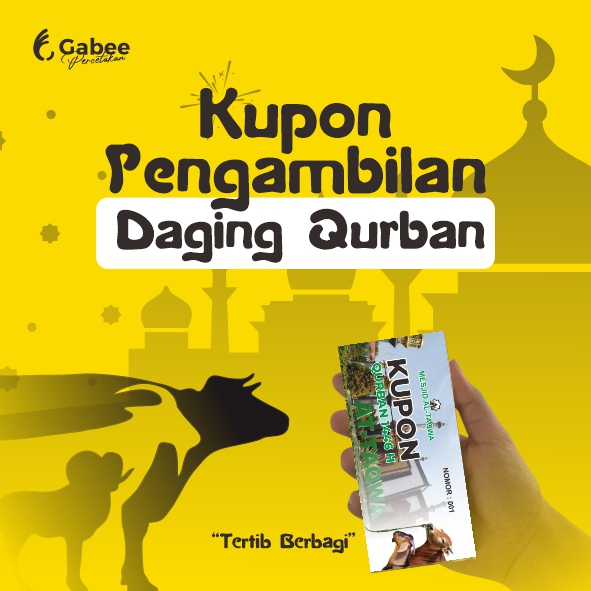 KUPON PENGAMBILAN DAGING KURBAN QURBAN