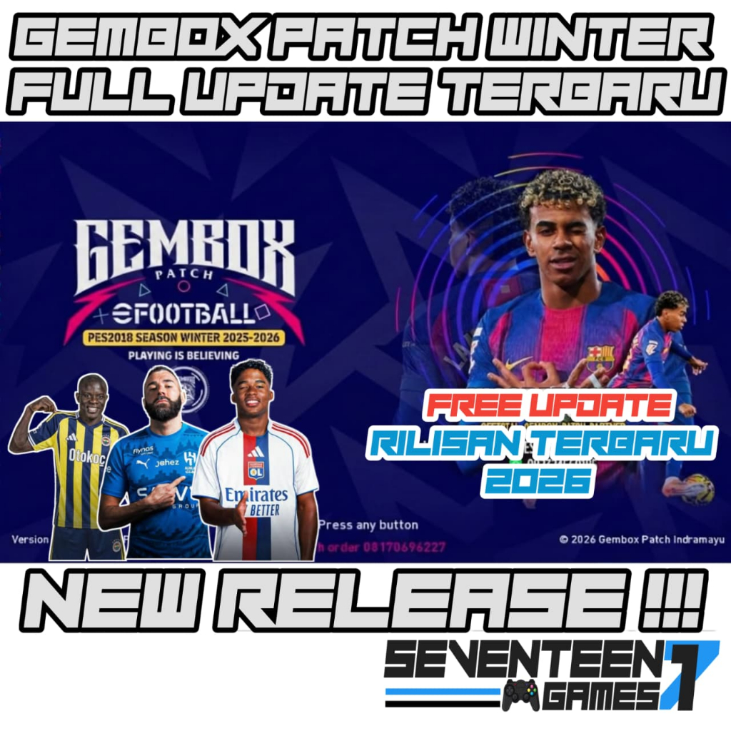 PES 2026 PS3 Gembox Patch terbaru