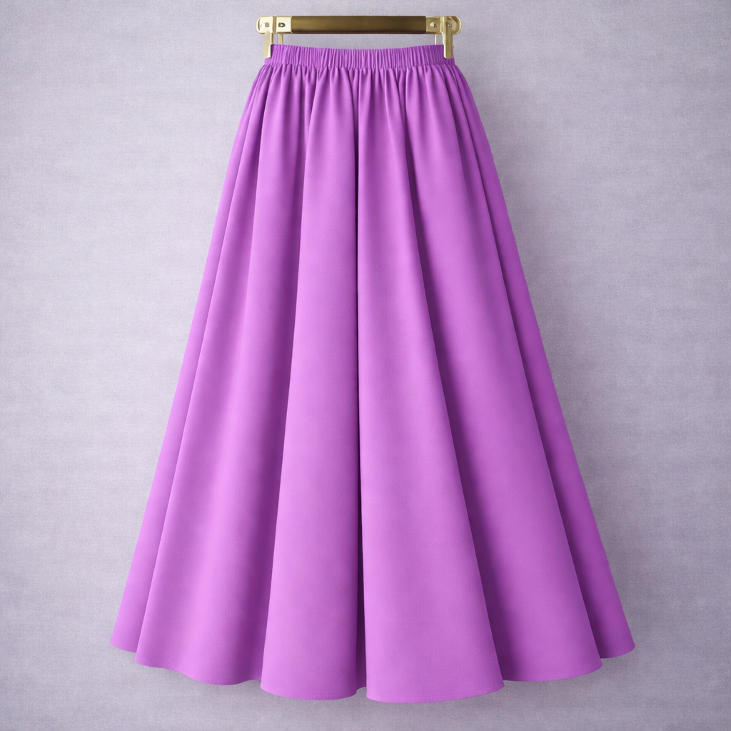 Bawahan Wanita Bahan WOLFIS Premium | Rok Kerja Lebar Polos High Waist Jumbo Tidak Menerawang Cocok Untuk Muslimah Kerja Kuliah by KaRINA