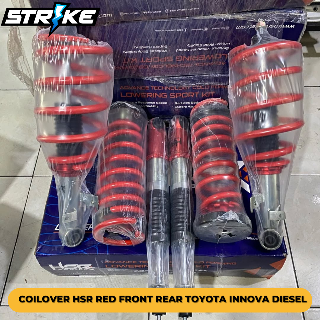COILOVER DEPAN BELAKANG INNOVA REBORN, INNOVA TYPE V DIESEL - SATU SET COIL OVER SUSPENSI INNOVA DIE