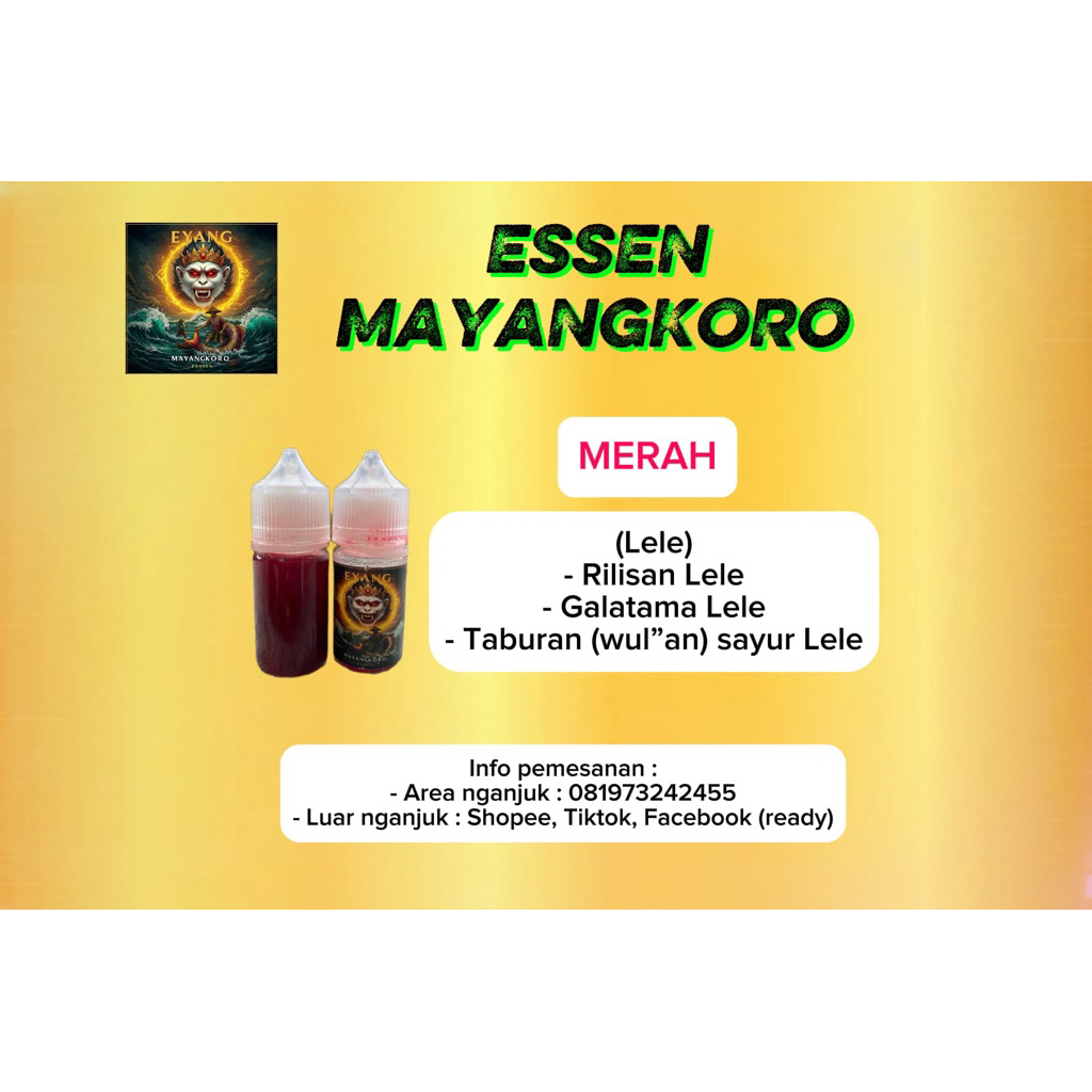 Essen “Mayangkoro” Variasi “merah”