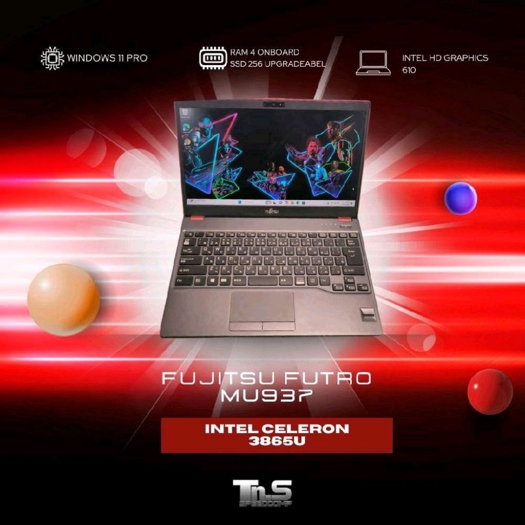 FUJITSU FUTRO MU937 INTEL CELERON 3865U / 8GB RAM / 256GB SSD / FHD IPS