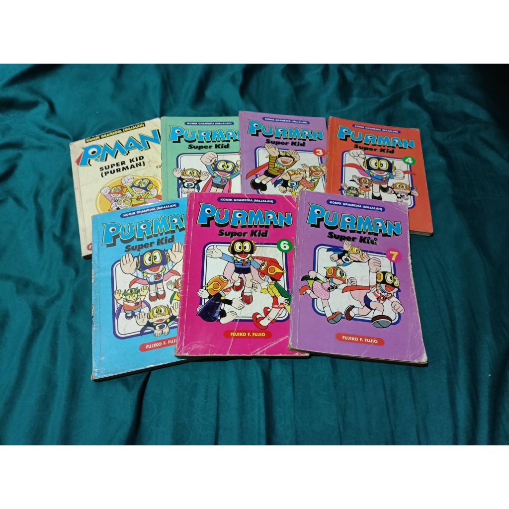 Set komik P-man super kid (Rare)