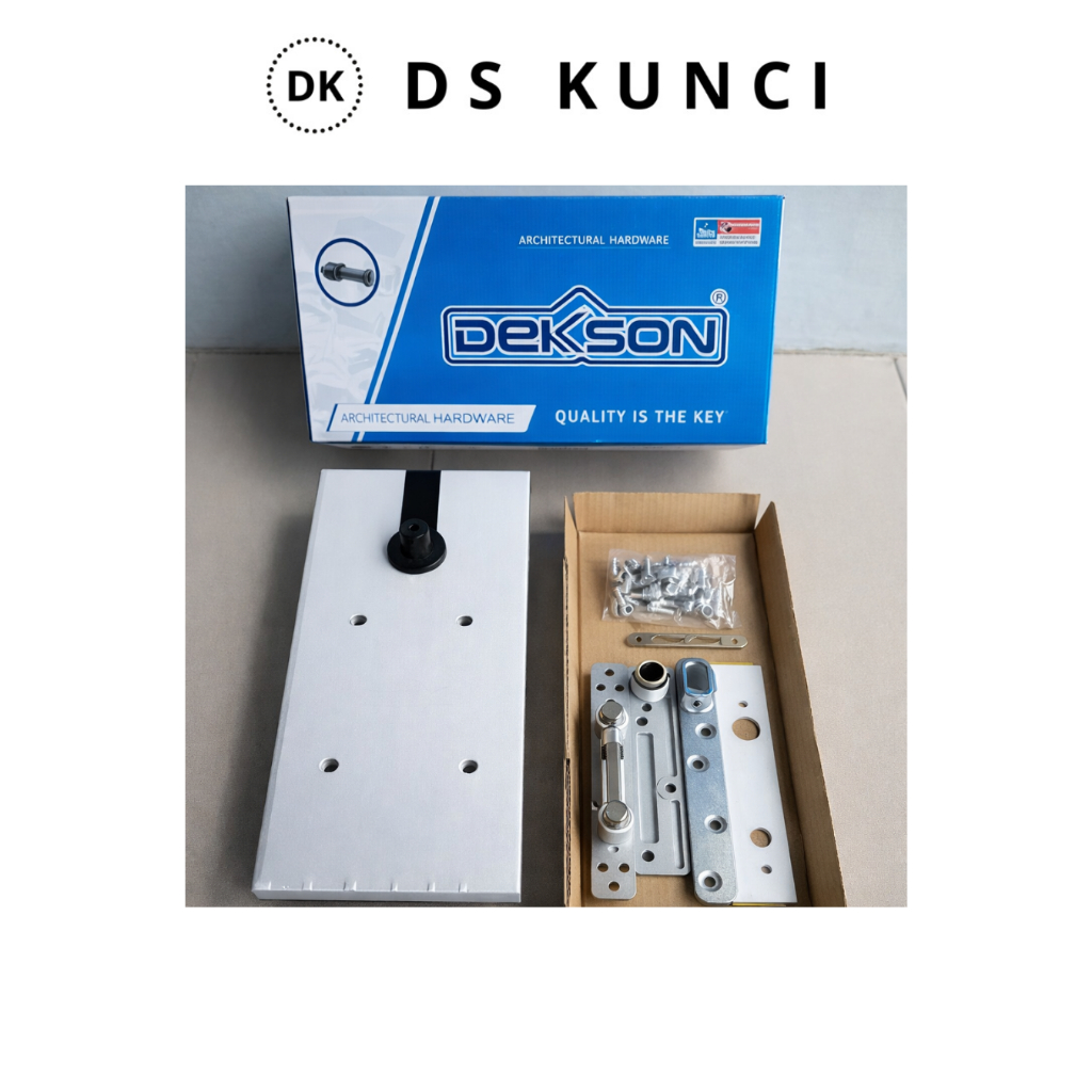 Floor Hinge Dekson 211 + Stang Engsel Lantai Pintu Kaca Tempered Hydraulic Door Closer