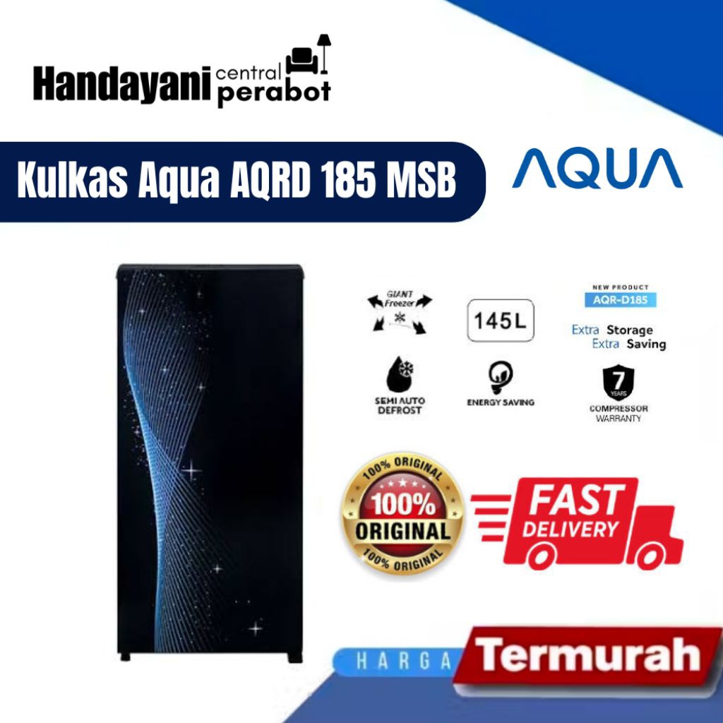 Kulkas Aqua AQRD 185 MSB