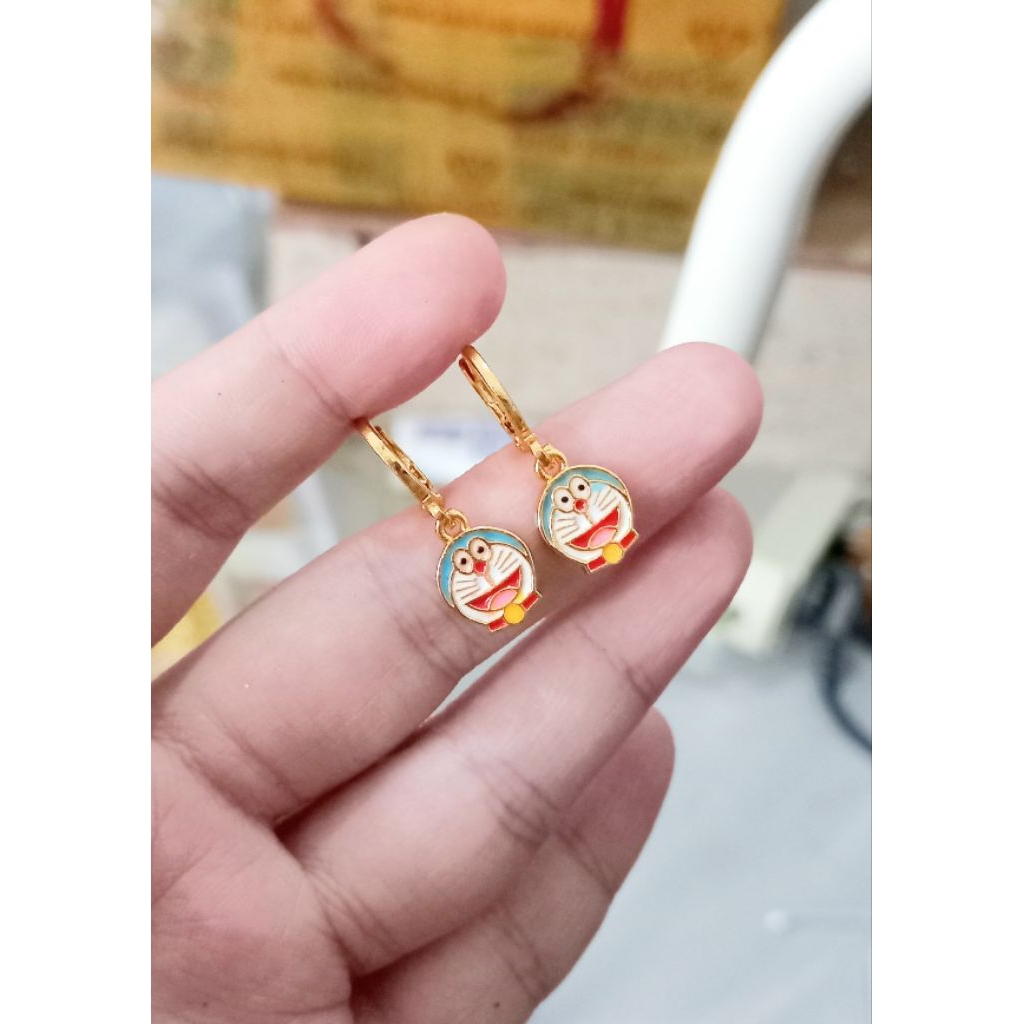 antingan anak doraemon kaitan bulat