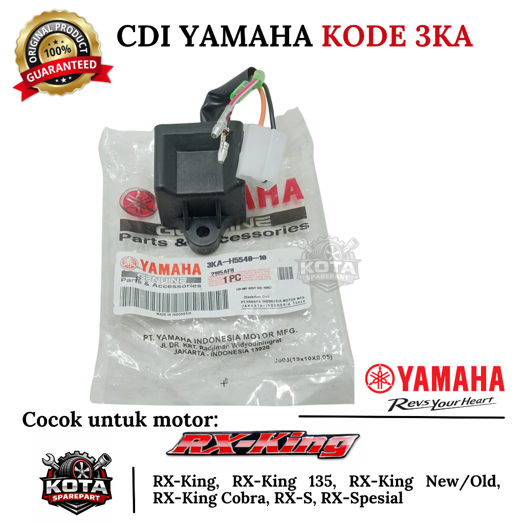 CDI ORIGINAL YAMAHA KODE 3KA UNTUK MOTOR RX-KING, RX-KING 135, RX-KING OLD/NEW, RX-KING COBRA, RX-K,