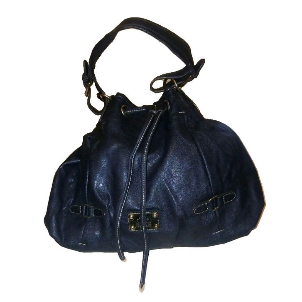 Preloved Kulas Ssamzie Tas Wanita Serut Kulit Hitam