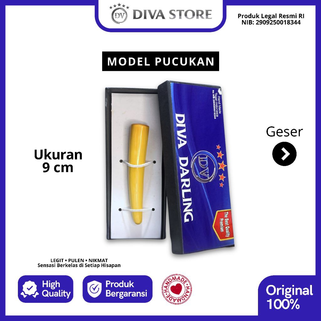 Pipa Once 9cm Serbuk GG Model Pucukan - Diva Darling