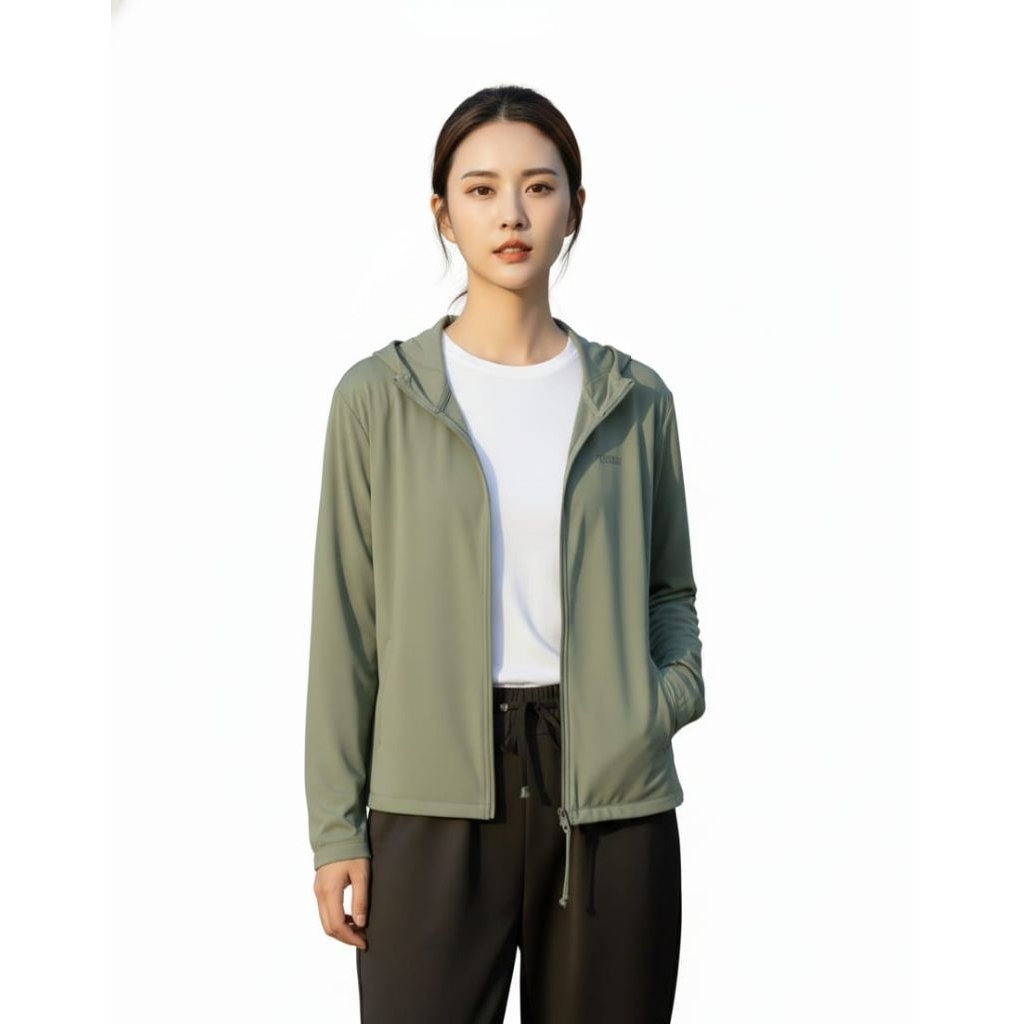 Jaket Olahraga Nylon Pria Wanita Unisex Hoodie - Jaket Outdoor Casual